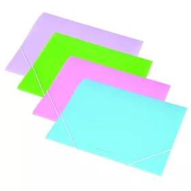   Gumis mappa, 15 mm, PP, A4, PANTA PLAST, pasztell rózsaszín