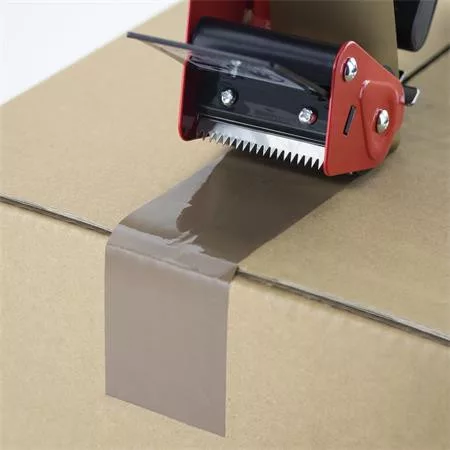 Csomagzáró gép, RAPESCO "Germ-Savvy® 960", 5 db barna csomagolószalaggal, 1 db késsel