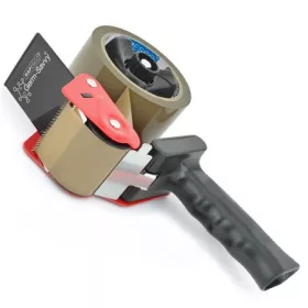   Csomagzáró gép, RAPESCO "Germ-Savvy® 960", barna csomagolószalaggal