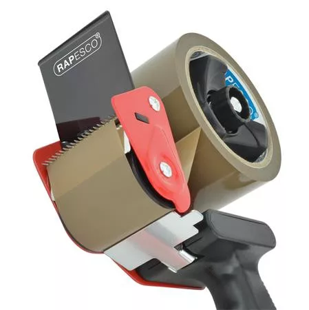 Csomagzáró gép, RAPESCO "Germ-Savvy® 960", barna csomagolószalaggal