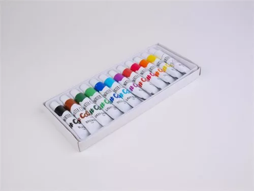 Tempera készlet, 12 darabos, COOL BY VICTORIA