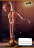 Füzet, tűzött, A5, vonalas, 32 lap, 4-8. osztály, COOL BY VICTORIA, "Fitness life", "21-32"