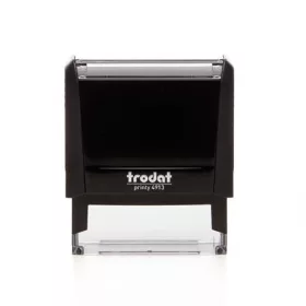   Bélyegző, TRODAT "Printy 4913", fekete ház, fekete párnával