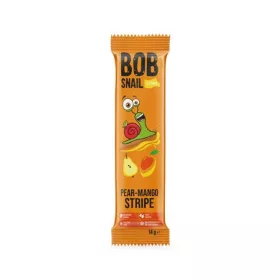 Gyümölcsszelet, 14 g, BOB SNAIL, körte-mangó