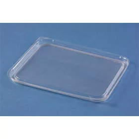   Tető, ételtároló dobozhoz, 500-1000 ml, műanyag, mikrózható, 50 db, "Varia", víztiszta