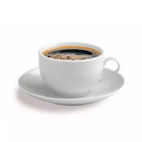   Kávéscsésze+alj, fehér, 20 cl, 6 db-os szett "Economic Roma"