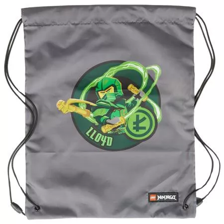 Tornazsák, LEGO "Ninjago Elemental Master of Energy", szürke-mintás
