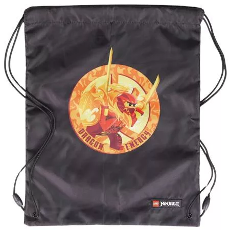Tornazsák, LEGO "Ninjago Dragon Energy", fekete-mintás
