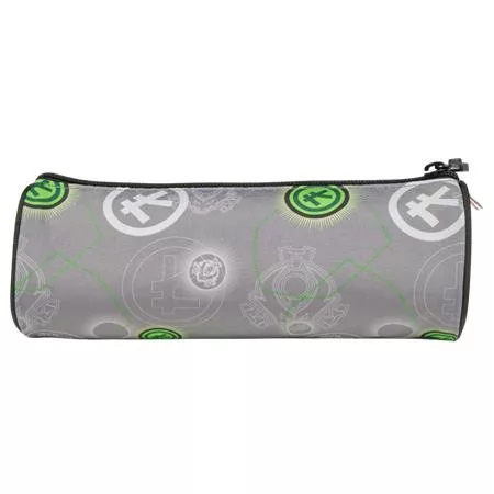 Tolltartó, henger alakú, cipzáras, LEGO "Ninjago Elemental Master of Energy", szürke-mintás
