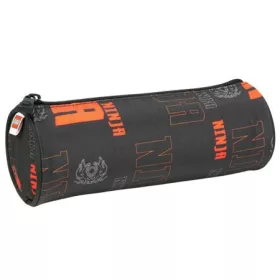   Tolltartó, henger alakú, cipzáras, LEGO "Ninjago Dragon Energy", fekete-mintás
