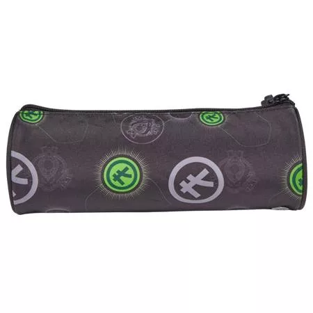 Tolltartó, henger alakú, cipzáras, LEGO "Ninjago Master of Energy", fekete-mintás