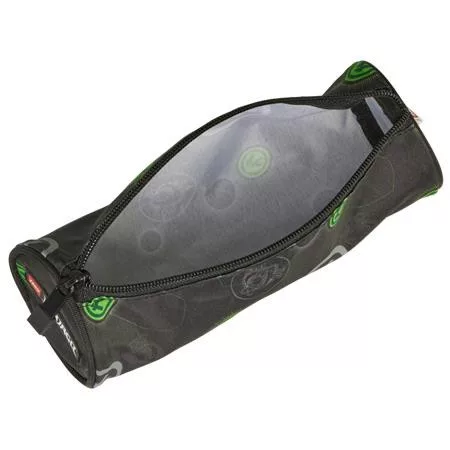 Tolltartó, henger alakú, cipzáras, LEGO "Ninjago Master of Energy", fekete-mintás