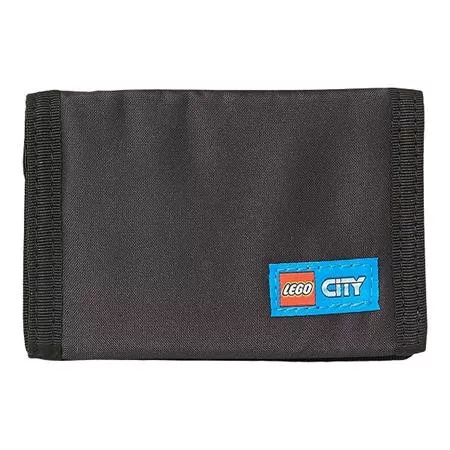 Pénztárca, tépőzáras, LEGO "City Race", fekete-mintás