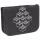 Tolltartó, klapnis, cipzáras, töltött, LEGO "Bricks", fekete-mintás