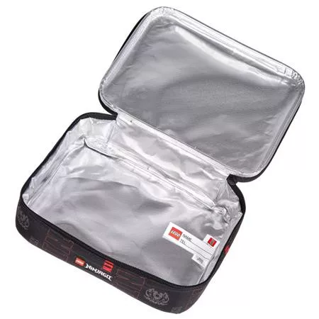 Uzsonnás táska, LEGO "Ninjago Dragon Energy", fekete-mintás