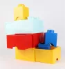 Tárolódoboz, fiókos, LEGO "Brick", sárga