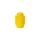 Tárolódoboz, henger, LEGO, sárga