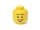 Tárolódoboz, fej, kicsi, LEGO, Happy Boy