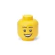 Tárolódoboz, fej, kicsi, LEGO, Happy Boy
