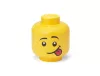 Tárolódoboz, fej, kicsi, LEGO, Silly