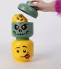 Tárolódoboz, fej, kicsi, LEGO, Silly