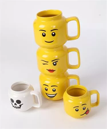 Bögre, kerámia, 255 ml, LEGO, Silly