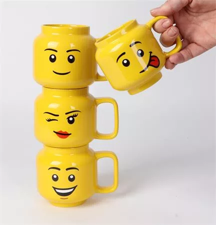 Bögre, kerámia, 255 ml, LEGO, Happy Boy