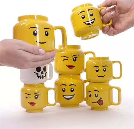 Bögre, kerámia, 255 ml, LEGO, Happy Boy