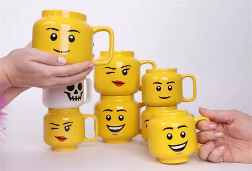 Bögre, kerámia, 255 ml, LEGO, Happy Boy