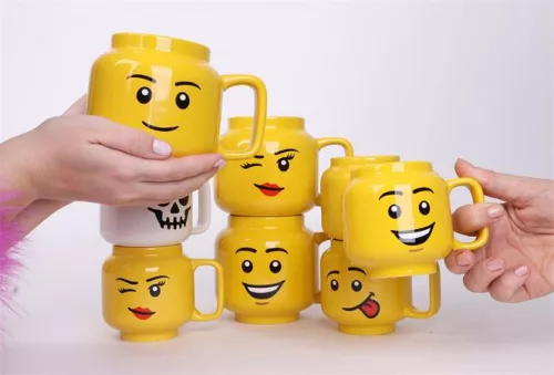 Bögre, kerámia, 255 ml, LEGO, Happy Boy