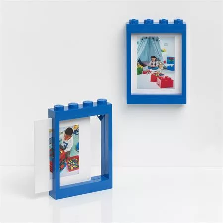 Képkeret, 10x15 cm, LEGO, kék