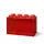 Polc, LEGO "Brick 2x4", piros