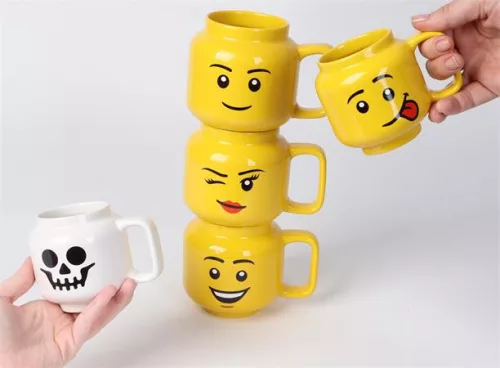 Bögre, kerámia, 530 ml, LEGO, Happy Boy