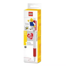 Zseléstoll, 0,7 mm, kupakos, mini figurával, LEGO, piros