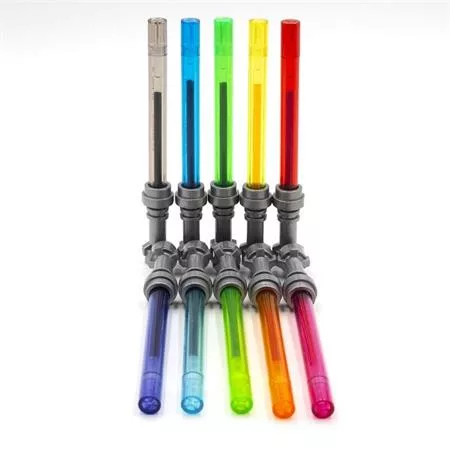 Zseléstoll készlet, 0,7 mm, fénykard, LEGO "Star Wars", 10 különböző szín