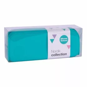   Tolltartó, cipzáras, szilikon, APLI "Nordik", türkizkék