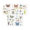 Matrica, újra felhasználható, 50 db, APLI Kids "Stickers", rovarok