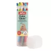 Színes töltőceruza készlet, ceruzatartóban, APLI "Color Click", 12 különböző szín