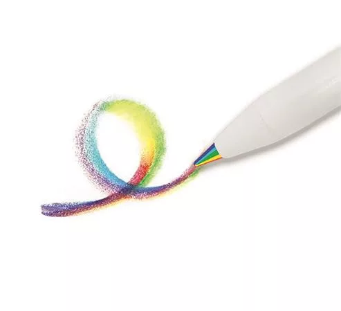 Színes töltőceruza készlet, többszínű írásvonal, APLI "Color Click Mix"