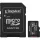 Memóriakártya, microSDXC, 128GB, C10/UHS-I/U1/V10/A1, Gen3, adapter, KINGSTON "Canvas Select Plus"