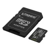 Memóriakártya, microSDXC, 128GB, C10/UHS-I/U1/V10/A1, Gen3, adapter, KINGSTON "Canvas Select Plus"