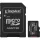 Memóriakártya, microSDXC, 64GB, C10/UHS-I/U1/V10/A1, Gen3, adapter, KINGSTON "Canvas Select Plus"