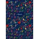 Naptár, tervező, A5, heti, DAYLINER, "Colors", Folk