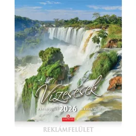 Naptár, fali, CSG "Vízesések"