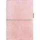 Kalendárium, gyűrűs, betétlapokkal, personal méret, FILOFAX, "Domino" Soft", pasztell rózsaszín