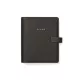 Kalendárium, gyűrűs, betétlapokkal, A5, FILOFAX "Moonlight", fekete