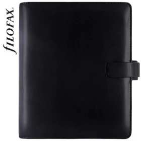   Kalendárium, gyűrűs, betétlapokkal, A5, FILOFAX "Metropol", fekete