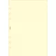 Kalendárium betét, jegyzetlap, personal méret, sima, FILOFAX, krémszín
