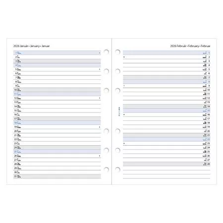 Kalendárium betét, tervező, heti, A5 (L), FILOFAX, 2026