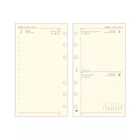   Kalendárium betét, tervező, napi, "M", SATURNUS, chamois 2026
